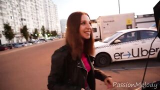 Помог девушке с машиной и получил отсос в тачке, русское видео